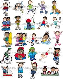 Most kids at this age have an attention span of about fifteen minutes, so as adults, we must be creative. Kids Playing Sports Clipart Clip Art Bay