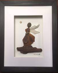 Sea Glass Fairy Artwork By Michele Zampella Sea Glass Crafts Sea Glass Art Beach Glass Art