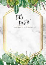 8 Boho Fiesta Cactus Baby Shower Invitation Templates In 2021 Free Printable Baby Shower Invitations Baby Shower Invitation Templates Summer Birthday Invitations
