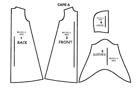 Image Detail For Close Up Of Robe Pattern Pieces Harry Potter Kostum Harry Potter Umhang Harry Potter Halloween