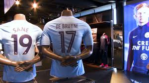 Browse the best man city shirts, hoodies, manchester city scarves and more at our manchester men's nike blue manchester city 2017/18 home replica jersey. Kit Launch Day At The City Store