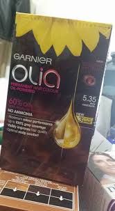 2 Garnier Olia Hair Colour 5 35 Rich Chocolate Brown 3x More Shine New Big Pack Garnier Hair Color Olia Hair Color Hair Color Chocolate