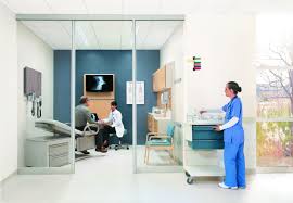 Outpatient Exam Room Hospital Interior Design Healthcare Design Hospital Design
