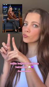 Peinados De Millie Bobby Brown Suelto