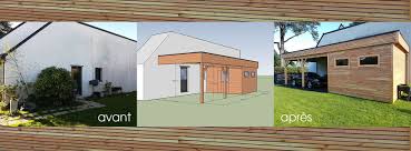 Avant Apres Carport Abri De Jardin Sur Mesures Bardage Douglas En Faux Clairvoie Douglas A Sautron Bardage Douglas Abri De Jardin Amenagement Exterieur