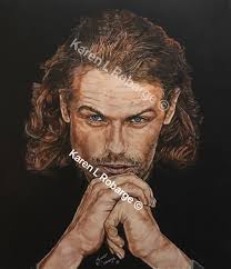 Sam Elliott! Colored BY my friend Jamie Pottier.. Crazy art  pencils...Google image search