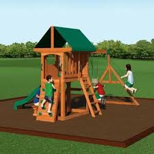Backyard Discovery Somerset All Cedar Swing Set 65012com The Home Depot In 2020 Wood Swing Sets Swing Set Wooden Swing Set
