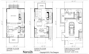 House plans idea 6.7×14.2m with 4 bedrooms the house has: Modern Affordable 3 Story House Plan Designs The House Designers
