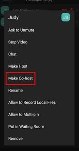 Click the applicable group name from the list, then click the meeting tab. How To Add A Co Host On Zoom Technipages