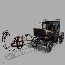 Carriage 02 By Qqpt2084 It Is A High Quality Model To Add More Details And Realism To Your Rendering Projects Fully Detai Carriages 3d Model Horse Drawn Wagon