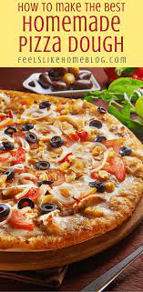 How To Make The Best Homemade Pizza Dough This Easy Recipe Uses Yeast And All Purpos Homemade Pizza Dough Easy Pizza Recipes Homemade Best Pizza Dough Recipe