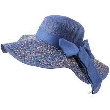 Itopfox Women S Folable Floppy Hat Big Bowknot Straw Hat Wide Brim 22 Bam Liked On Polyvore Featuring Ac Sun Hats For Women Straw Sun Hat Summer Sun Hat