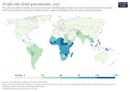 Pneumonia is an infection of the lungs caused by fungi, bacteria, or viruses. Pneumonia Our World In Data