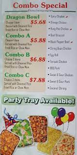 Dragon Garden Menu In Palmdale California Usa