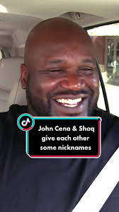 shaq & #JohnCena brainstorm some new nicknames for each other #nba #w...