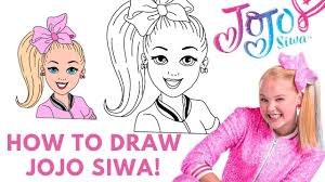 How to draw anna step by step on youtube? How To Draw Jojo Siwa Cute Girl Step By Step Youtube