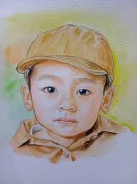 Larry the rancher- He was my first watercolor portrait, I like him. What  about you? A3, Feb. 2025