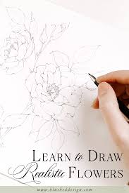 Imagine replicating your flowers in the form of flower drawings! Improve Your Flower Drawing In Less Than 1 Week Blushed Design