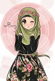 Desain logo olshop for android apk download. Cute Hijab Cartoon Wallpaper With Quran Novocom Top