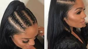 Whether it's the emmy rossum power pony, rita ora's embellished low ponytail or zendaya's epic natural texture. Best Ponytail Hairstyles For Black Hair Youtube