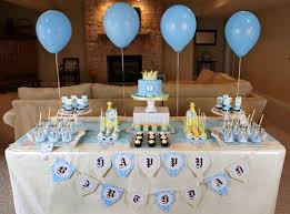 Birthday Party Table Decoration Birthday Party Table Decorations Birthday Party Tables Prince Baby Shower