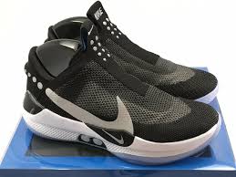 Nike Adapt Bb Self Lacing Ao2582 001 Black White Pure Platinum Size 9 5 Shoes Kicks Sneakerheads Nike Nike Air Monarch Nike Fashion