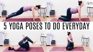 This is actually two poses, but together they form a nice mini flow thatare great for stretching and warming up your 3. 5 Yoga Poses To Do Every Day Everyday Yoga Poses Yoga Poses For Daily Practice Chriskayoga Youtube