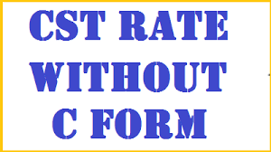 Cst Rate With Without C Form D Form Simple Tax India