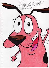 We interupt this scratch project to bring you. Courage The Cowardly Dog Drawing By Wendel Krolis