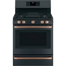 Black And Copper Kitchen Appliances Cafe Cafe Smart Appliances 30 5 6 Cu Ft Smart Freestanding Gas Range With Griddle Wayfair In 2020 Black Appliances Kitchen Black Stainless Appliances Black And Copper Kitchen