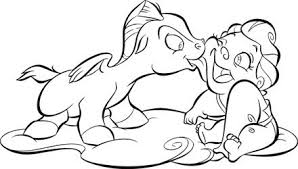 Mom and baby unicorn coloring pages mommy pictures free printable cute narwhal hippo to head princess. Baby Hercules Www Facebook Com Heroesforkids Hercules Coloring Pages Disney Coloring Pages People Coloring Pages