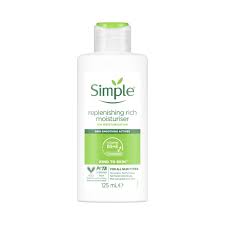 Buy Simple Rich Moisturiser Replenishing Kind to Skin 125mL