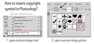 2 Ways To Insert Copyright Symbol In Photoshop Photoshop Ps Tutorials Photoshop Shapes