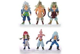 Son goku/vegeta (dragon ball) son goku (dragon ball) vegeta (dragon ball) raditz (dragon ball) frieza (dragon ball) 6 Pcs Dragonball Z Dragon Ball Af Saiyan 5 Goku Action Figure 4 Set Ssf Wish