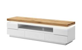 Preise vergleichen und bequem online bestellen! Tv Lowboard Fornico Weiss Eiche Mobel Hoffner