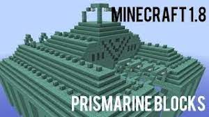 And the second method is making a guardian farm, you need to clear the water from the temple (with sponges from the same temple) in a certain zone, then make the only spawnable place for guardians be in the middle, just follow a tutorial. How To Make And Use Prismarine New Block In Minecraft 1 8 Youtube