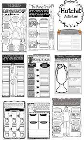 This Unit Has Lots Of Activities For The Novel By Gary Paulsen Hatchet Hatchet Novel Study Hatchet Novel Novel Activities
