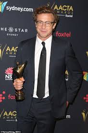 Simon Baker Is Awarded Aacta Trailblazer Award In Sydney Simon Baker Australian Actors Actors
