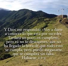 El Tiempo De Dios Es Perfecto Habacuc 2 2 3 Habacuc 2 3 Mensaje De Dios Versiculos Biblicos