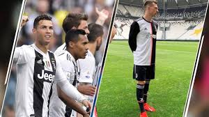 Don the iconic black and white home strip or opt for an attractive second kit with modern stylings, available in a full range of sizes. Pics Of Juventus Fc New Home Kit Reveals Half And Half Instead Of Stripes