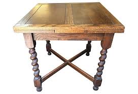 English Oak Expandable Dining Table Dining Table Expandable Dining Table Table