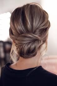 Wedding Hairstyles For Long Hair Low Simple Bun Bridal Hair Updo Simple Wedding Hairstyles Medium Length Hair Styles
