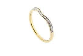 14k gold round diamond wedding band v shape curved wedding ring band. Rose Gold Diamond V Shaped 1 2 Eternity Ring Obsessions Of Weybridge