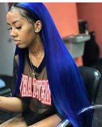 Only black people are shamed when they choose to wear hairstyles consistent with their natural hair texture. 60 Black Girl Blue Hair Ideas Blue Hair Hair Natural Hair Styles