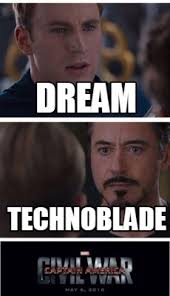 Technoblade is a youtuber who mainly creates minecraft content. Meme Creator Funny Dream Technoblade Meme Generator At Memecreator Org