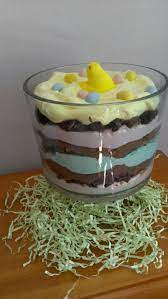 Maybe you would like to learn more about one of these? Easter Trifle Layers Of Colored Cool Whip Brownie Pieces Pieces Of Heath Bar And Chocolate Mousse Easter Trifle Desserts Easter Sweets Easter Cakes