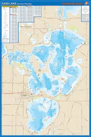 Cass Lake Depth Map Global Map