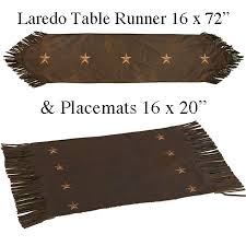 Laredo Western Table Runner And Placemats Will Bring The True Spirit Of The West To Your Western Dining Or Kitche Table Runners Western Decor Western Decor Diy