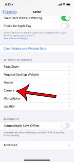 Scroll down and choose the camera option. How To Deny Camera Access To All Websites On An Iphone Solve Your Tech