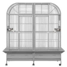 Extra Large Bird Cage For Sale Cheap Kings Cages Superior Line Slt 6432 Parrot Cage 64x32x70 Extra Large Bird Cage Toy Toys Macawscockatoos Graysilv Large Bird Cages King Cage Macaw Cage
